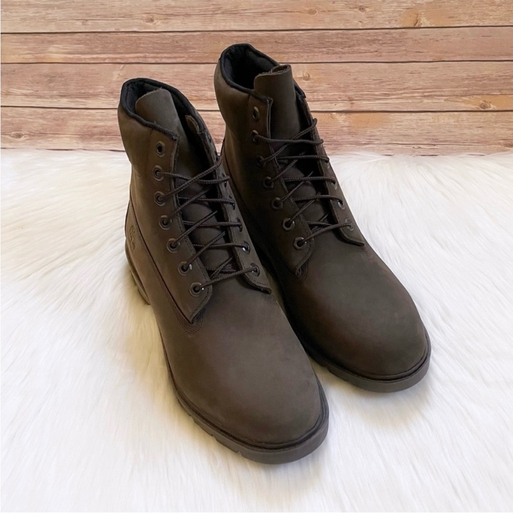 Timberland Men’s Classic 6 Inch Waterproof Brown Boots - Picture 3 of 7